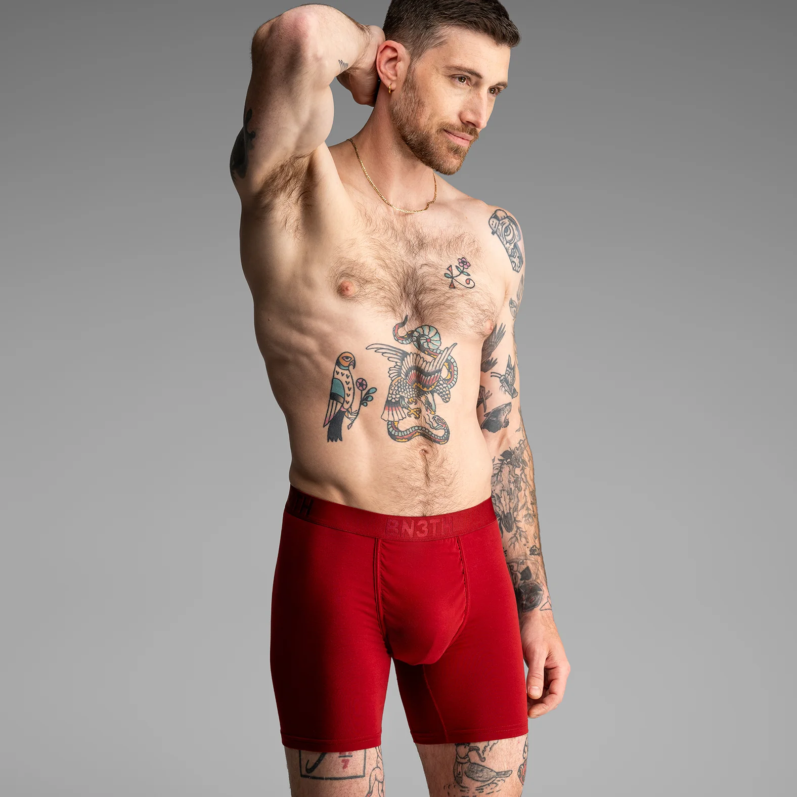 Classic Icon Boxer Brief : Merlot - Image 4