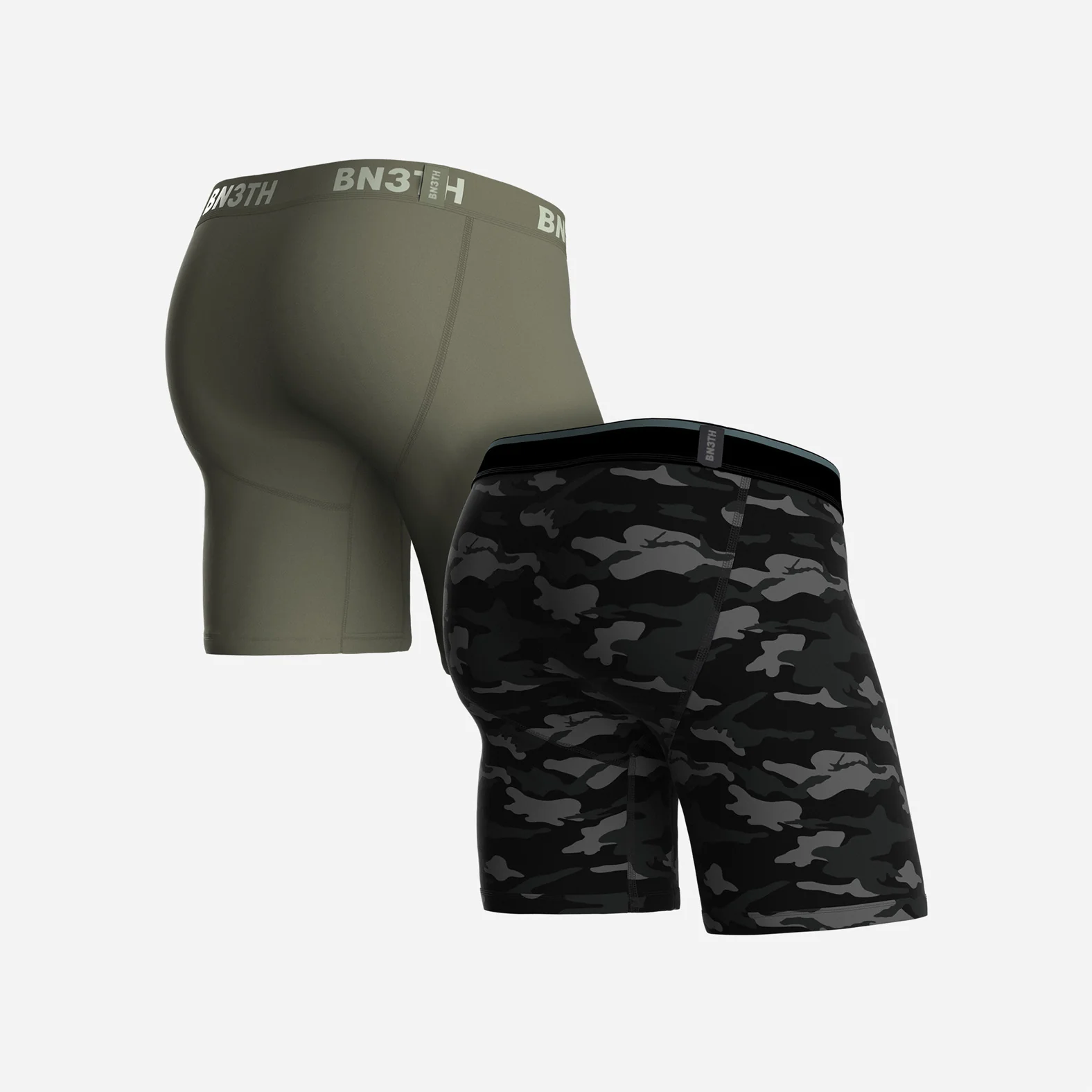 Classic Icon Boxer Brief: Pine/Covert Camo 2 Pack - Image 3