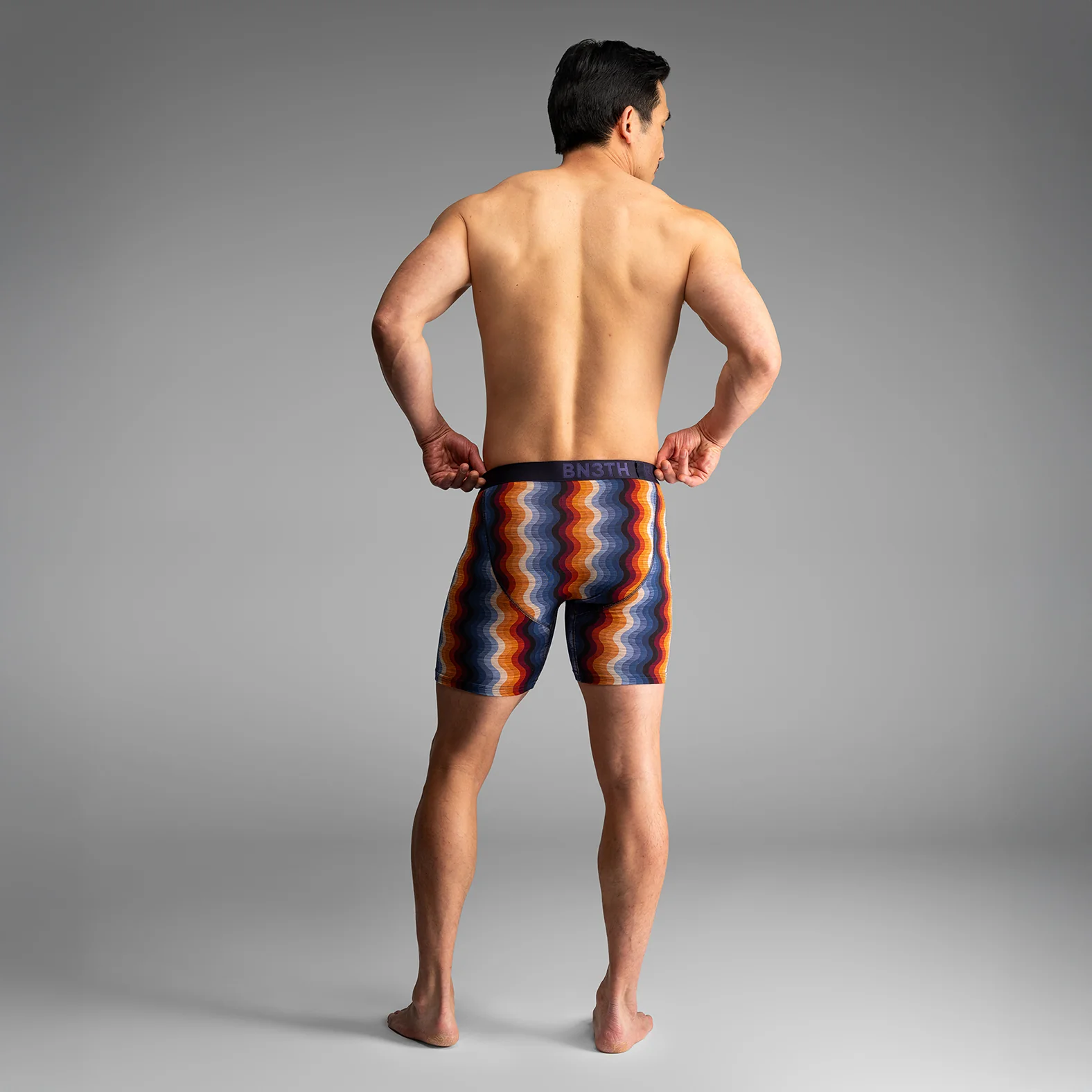 Classic Icon Boxer Brief With Fly : Retro Wave Black - Image 5