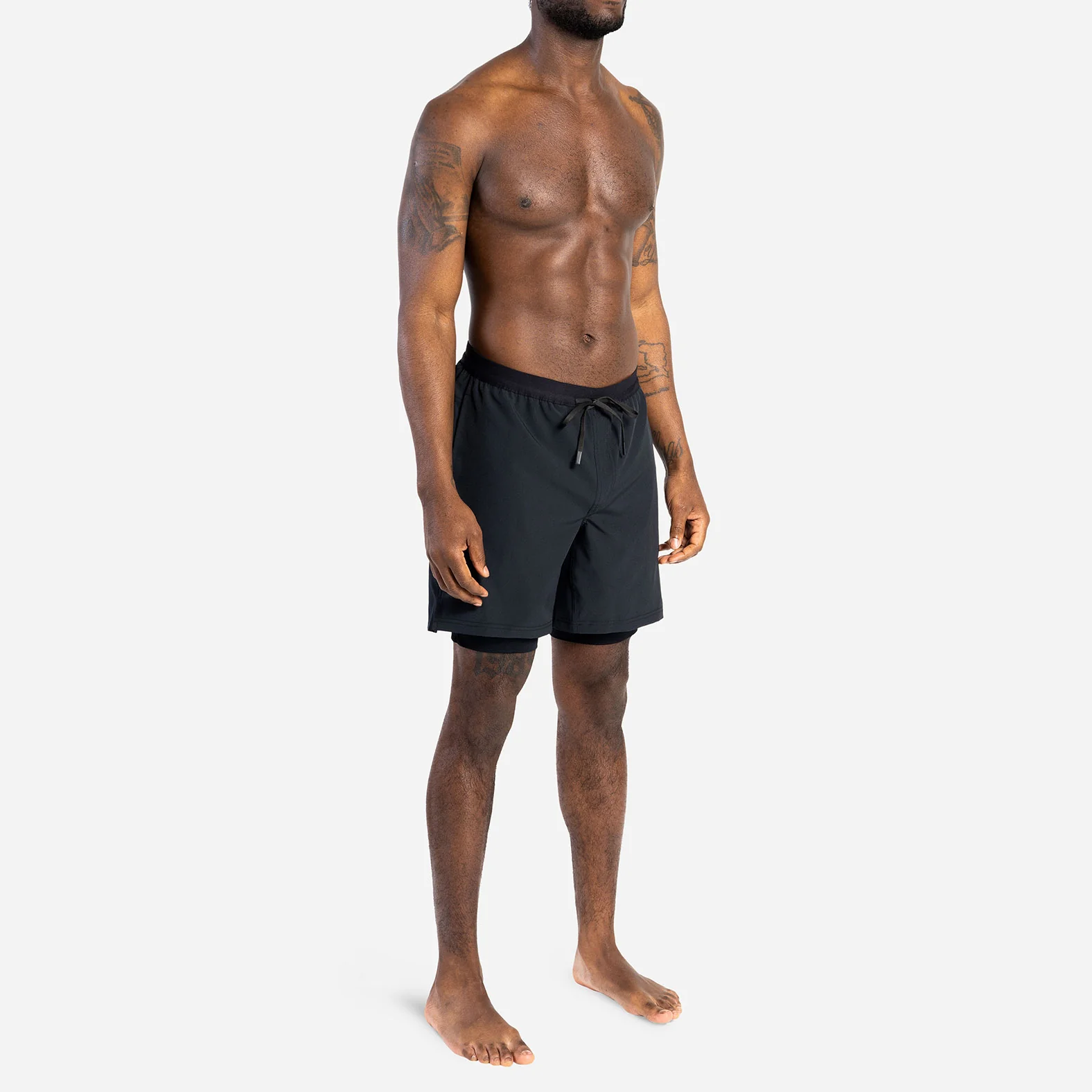Pursuit 2N1 Padded Bike Short: Black - Image 5
