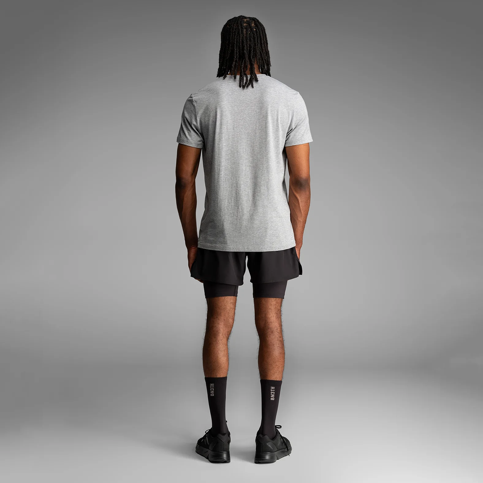 Essentials Crew T-Shirt : Heather Gray - Image 5