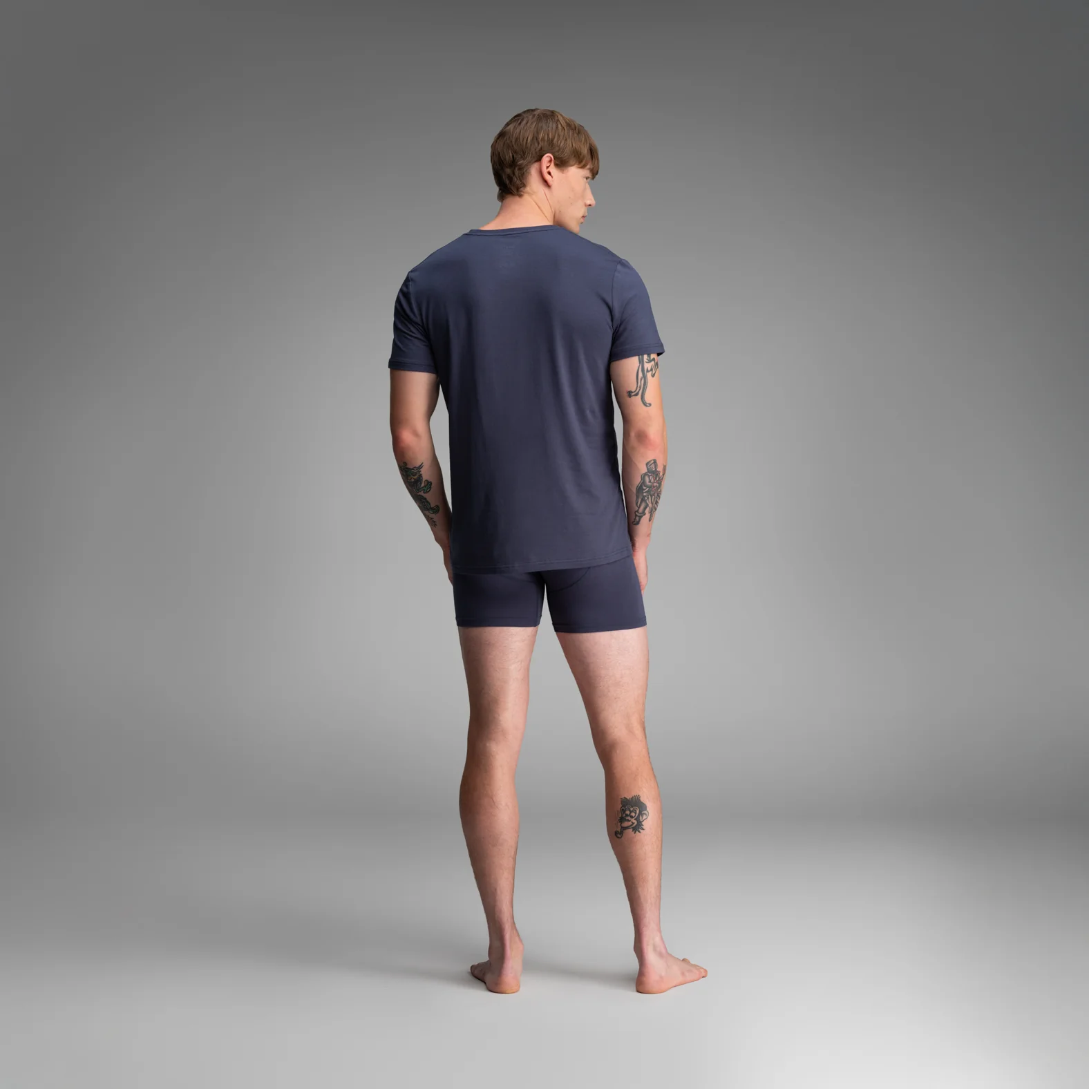 Essentials Crew T-Shirt : Midnight Navy - Image 5