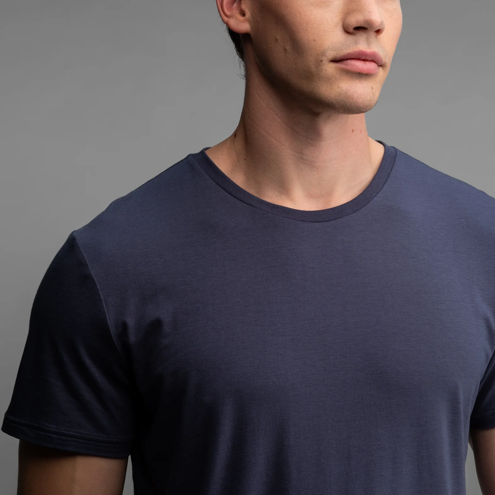 Essentials Crew T-Shirt : Midnight Navy - Image 6