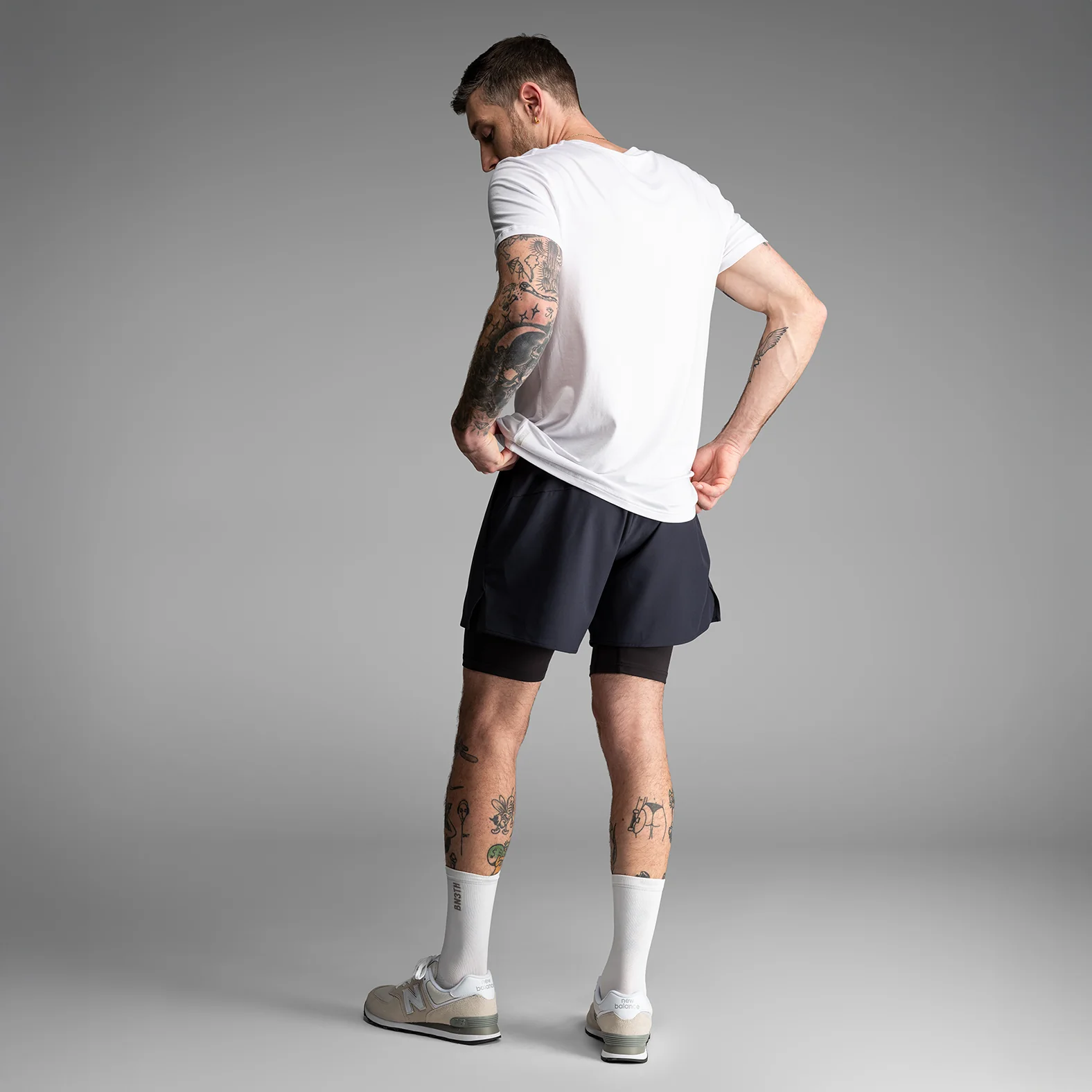 Essentials Crew T-Shirt : White - Image 5