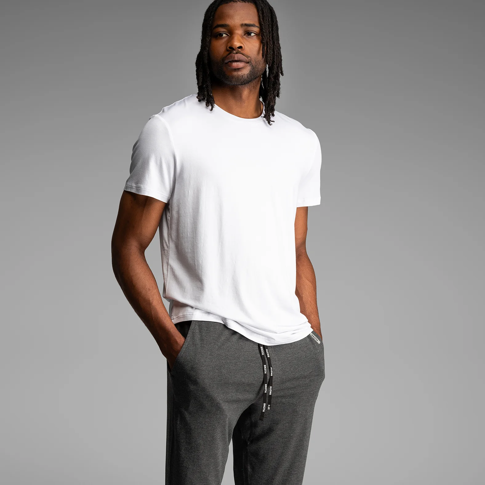 Essentials Lounge Pant : Heather Shadow - Image 4