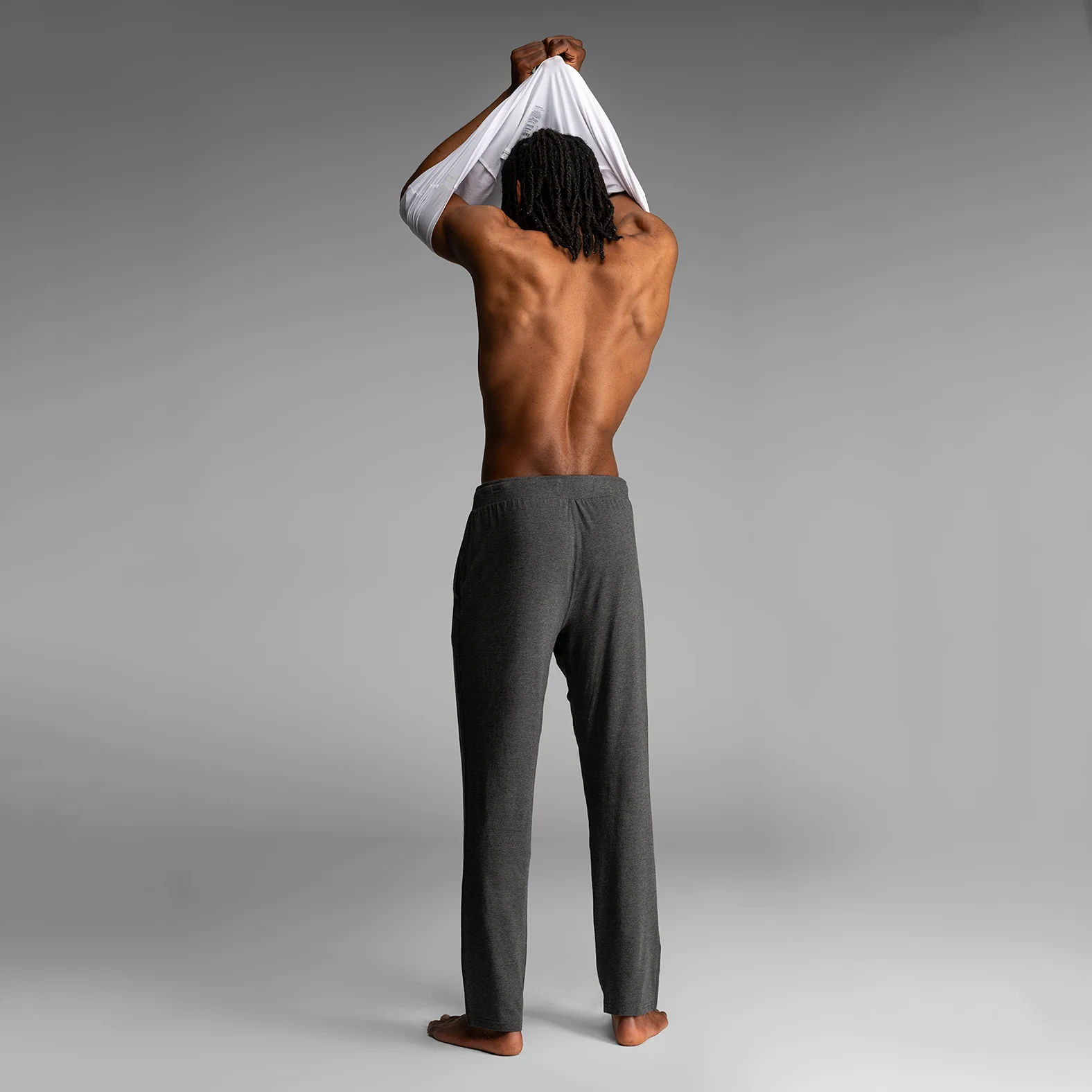 Essentials Lounge Pant : Heather Shadow - Image 5