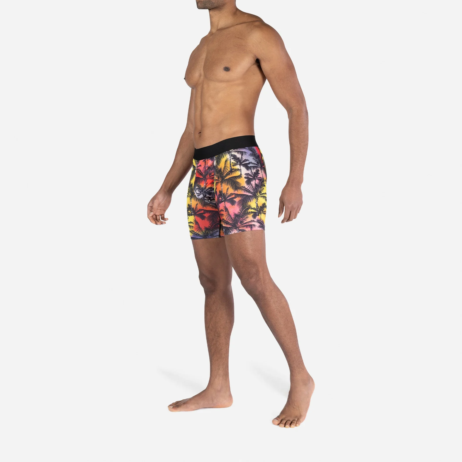 Pro Agua X Boxer Brief: Oversized Tropical Haze Dawn - Image 5