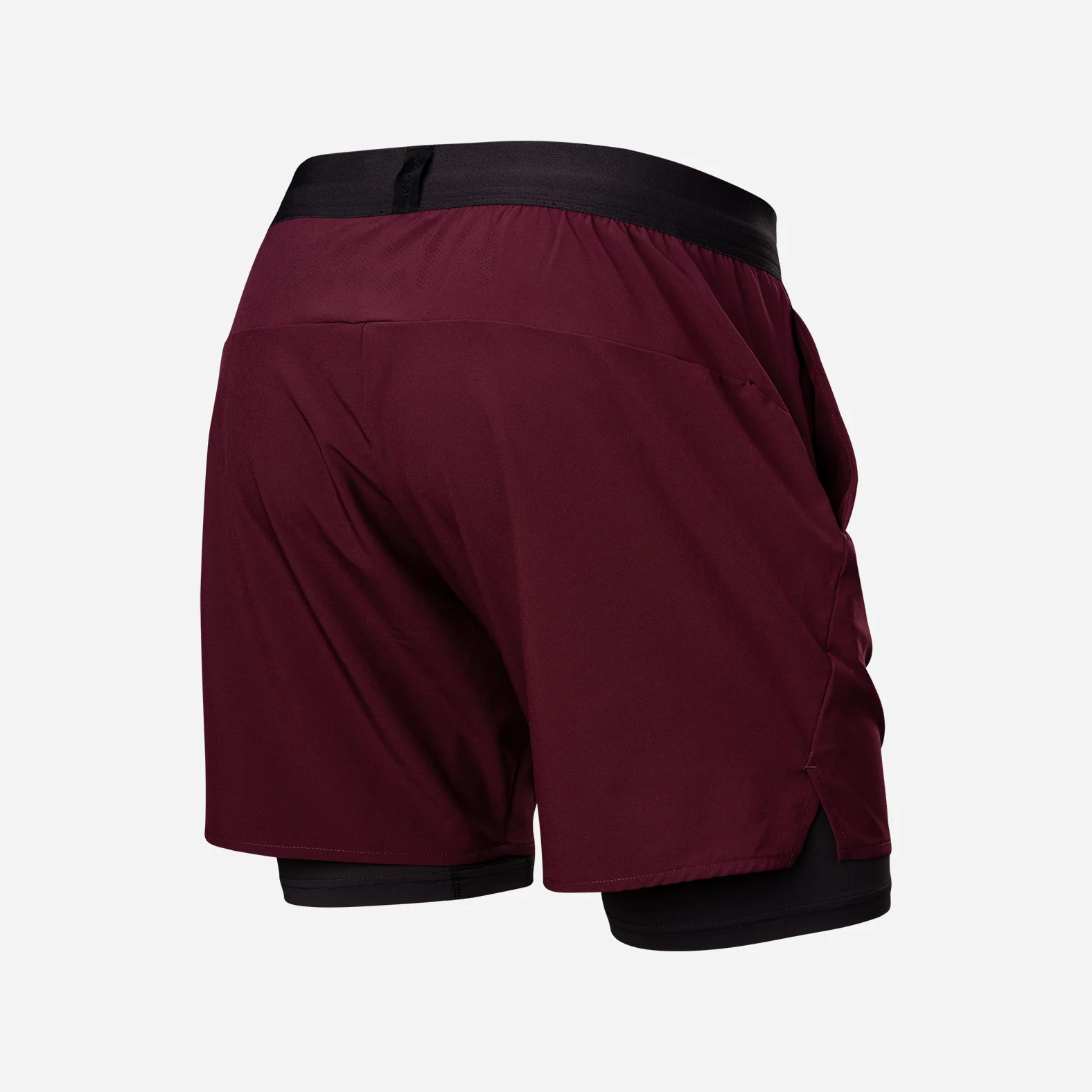 Session 7" Training Short 2N1 : Wine Red - Image 3