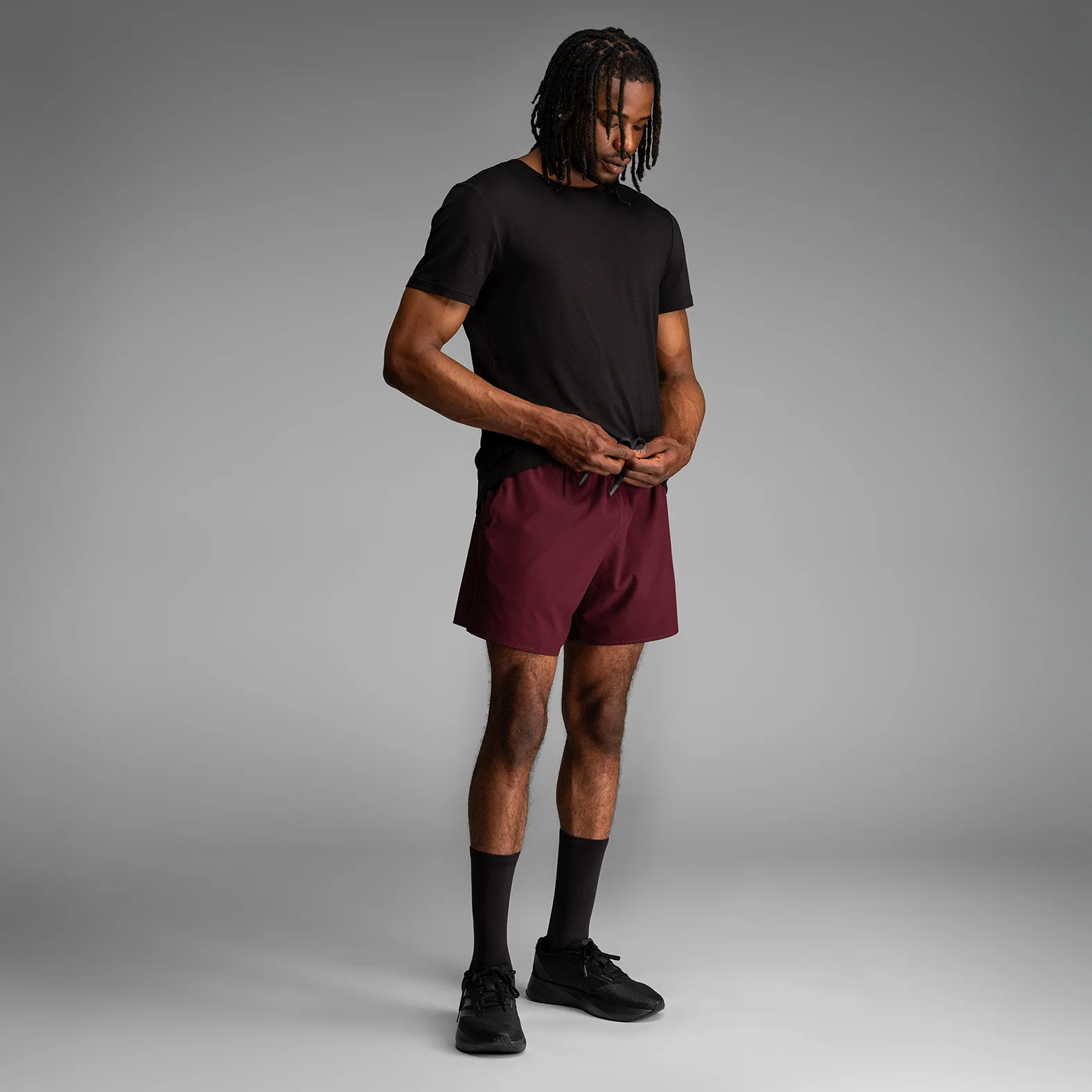 Session 7" Training Short 2N1 : Wine Red - Image 5